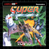 Super Stardust PAL Amiga CD32 PAL box art